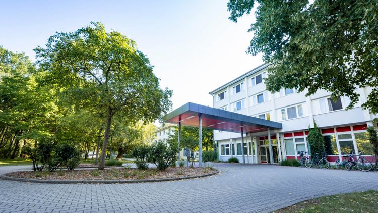 Eingang Reha-Zentrum Spreewald