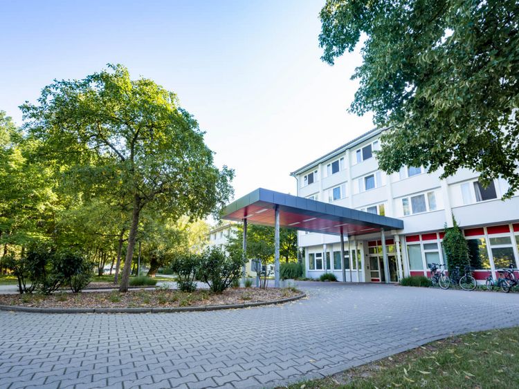 Eingang Reha-Zentrum Spreewald