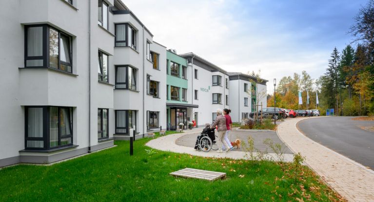 Außenaufnahme Seniorenresidenz Hermann-Schall-Haus