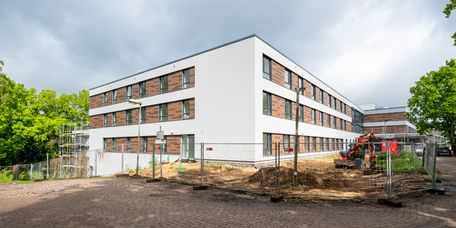 Außenaufnahme Neubau Akutpsychosomatik MEDICLIN Seepark Klinik