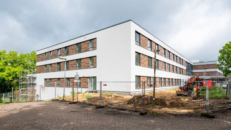 Außenaufnahme Neubau Akutpsychosomatik MEDICLIN Seepark Klinik